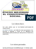 Valores Éticos, Morales, Personales y Sociales.