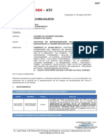 Consorcio - : CARTA N°058-2021-GSV/RMS-CSA-MTCD