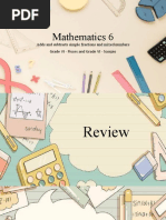 Mathematics 6 Adds and Subtracts Simple Fractions and Mixed Numbers