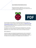 Types of Raspberry PI - Campus Component