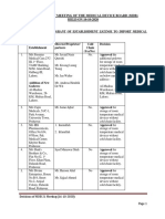 Decisions of The 21 Meeting of The Medical Device Board (MDB) HELD ON 16-10-2020