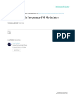 PLL Based High Frequency FM Modulator