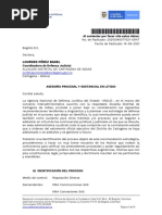 Oficio de La Agencia Nacional de Defensa Jurídica Del Estado Al Distrito de Cartagena