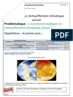 Séance 4 - Réchauffement CORRECTION