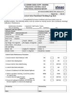 Hazira Site - Control Valve Calibration Sheet