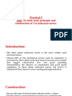 Practical-3 Aim: To study basic principle and construction of 3-ϕ induction motor