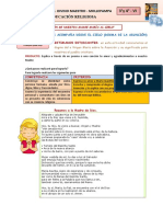 1.ficha FIESTA DE LA ASUNCION .BIM III. 3ExAp.3ro y 4to Año