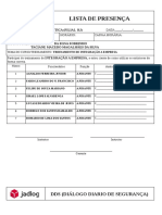 DDS e Lista de Presença