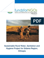 Sustainable Rural Water, Sanitation and Hygiene Project PROPOSAL