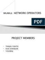 Mobile Network Operators