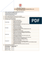 SIPB Stage-1 Check List For Incentives Under Bihar Industrial Investment Promotion Policy, 2016