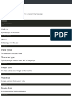 CPP Cheatsheet