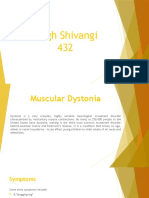 Muscular Dystonia