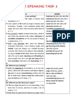 Ielts Speaking Task 1