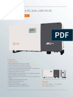 Datasheet Solis Solar Inverter 5g Three Phase 100kw 125kw India