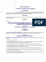 DECRETO NUMERO 37-92 LEY DEL IMPUESTO DE TIMBRES FISCALES Y DE PAPEL SELLADO ESPECIAL PARA PROTOCOLOS y Sus Reformas