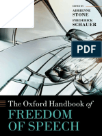 (Oxford Handbooks) Adrienne Stone (Editor), Frederick Schauer (Editor) - The Oxford Handbook of Freedom of Speech (2021, Oxford University Press) - Libgen - Li