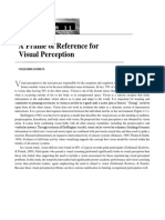 A Frame of Reference For Visual Perception