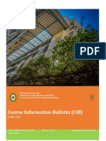 Course Information Bulletin (CIB) LAW1103