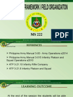 Operational Framework and Field Organization