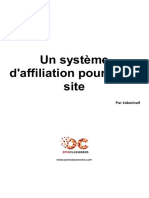 Un Systeme D Affiliation Pour Votre Site