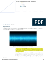 Som - o Que É, Características, Fenômenos Envolvidos
