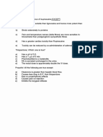 006 Pharmacology MCQ ACEM Primary