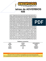 Sopa de Letras de Adverbios - 456