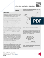 Measurement of Reflection and Retroreflection