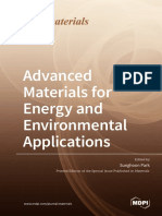 Advanced Materials For Energy and Environmental Applications