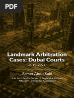 Landmark Arbitration Cases: Dubai Courts: Samer Abou Said