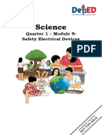 Science: Quarter 1 - Module 9: Safety Electrical Devices