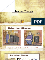 Behavior Change