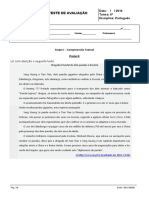 1º Teste Noticia e Texto Expositivo 6º Ano