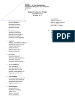 BSCOE 3-2 - Logic Circuit and Design - Groupings