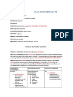 Correpción Del Plan de Desarrollo de Clase