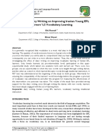 The Effect of Diary Writing On Improving Iranian Young EFL Learners' L2 Vocabulary Learning