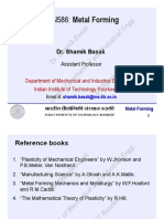 Metal Forming Lecture 2 Plastic Deformation Complete Lecture