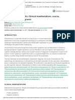 Schizophrenia in Adults: Clinical Manifestations, Course, Assessment, and Diagnosis