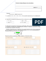 Ficha de Trabajo 8 Basico Repaso Numeros Enteros.