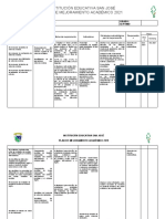 Plan de Mejoramiento GRADO SEPTIMO 2021