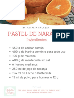 Torta de Naranja Natalia Salazar