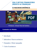 Aula 1 Economia e Setor Financeiro Investimento e Finanças