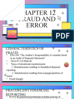 CH 12 Fraud and Error