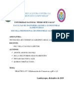 PRACTICA #5 Elaboración de Conservas A PH 4,5