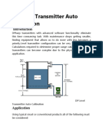 DP Level Transmitter Auto Calibration