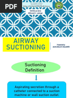 Airway Suctioning: NCM 106 Lec Demo BSN Level III - Leininger