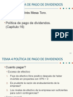 Tema 4 - Pago de Dividendos