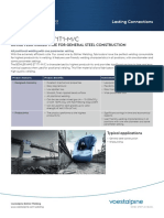 Böhler Aws E71T1-M/C: Rutile Flux Cored Wire For General Steel Construction