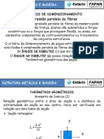 ESTRUTURAS DE MADEIRA - CRITÉRIOS DE DIMENSIONAMENTO Compressão Paralela Às Fibras